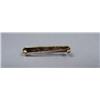 Image 2 : A 14 kt Yellow and White Gold Diamond Bar Pin.