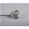 Image 4 : A 14 kt White Gold and Diamond Stick Pin.
