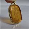 Image 3 : A Gold Vermeil and Glass Relief Cameo.