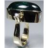 Image 2 : A Ladies 14 kt Yellow Gold, Diamond and Tourmaline Ring