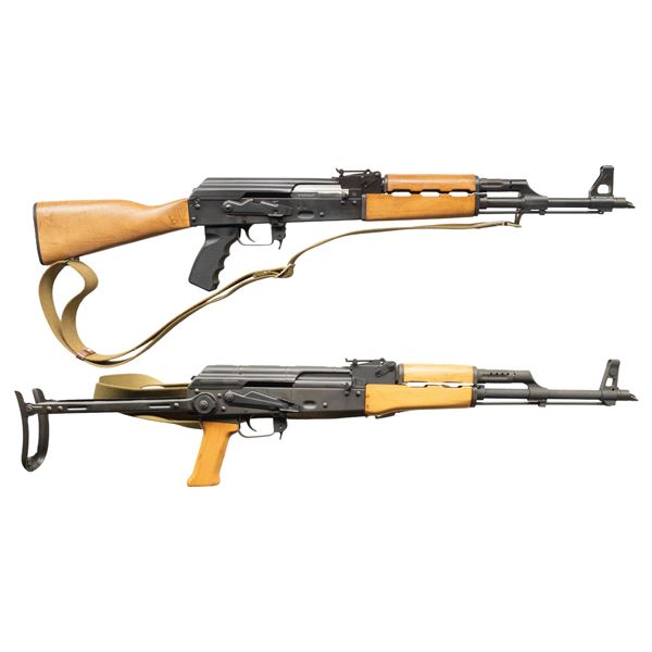 2 AK-47 STYLE SEMIAUTOMATIC 7.63x39MM CARBINES.