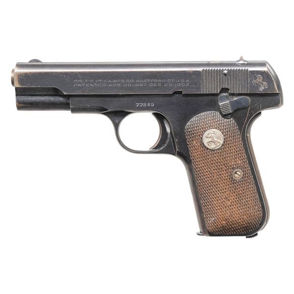 COLT MODEL 1908 HAMMERLESS SEMI-AUTOMATIC PISTOL.