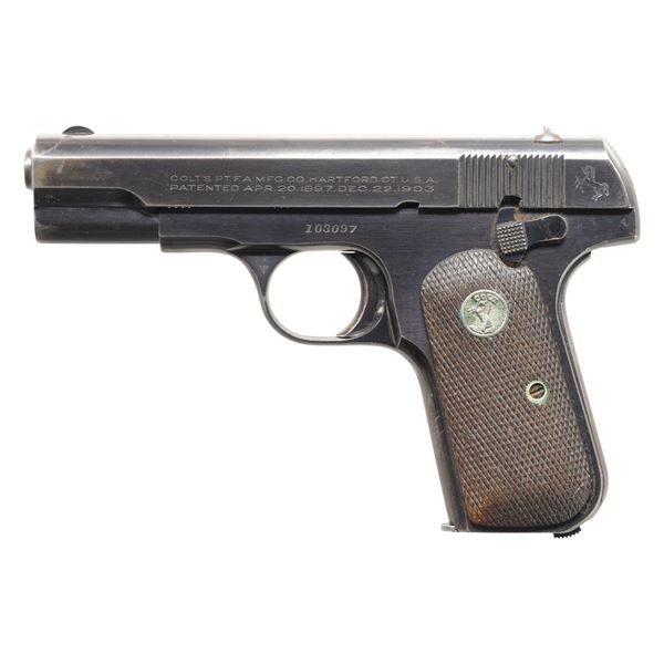 COLT MODEL 1908 HAMMERLESS SEMI-AUTOMATIC PISTOL.