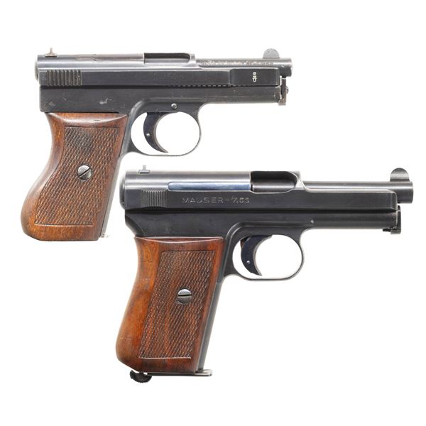 LOT OF 2 MAUSER MODEL 1910 SIDE LATCH & 1914