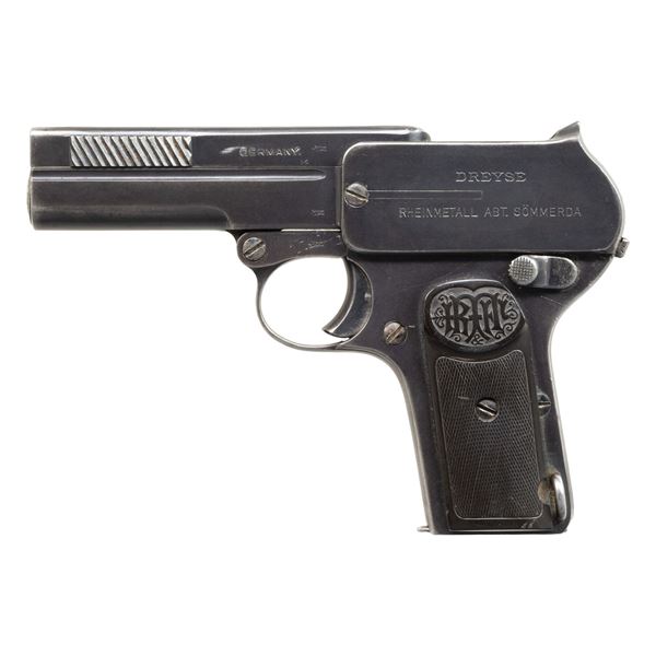 DREYSE MODEL 1907 SEMI-AUTOMATIC PISTOL.