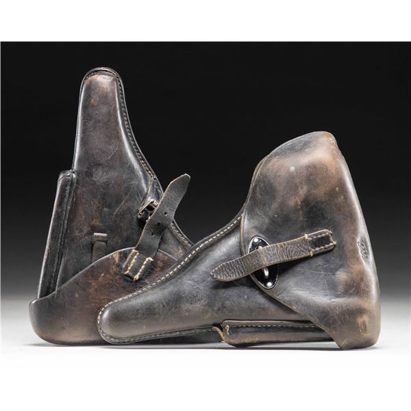 LOT OF 2 GERMAN P.08 & P.38 PISTOL HOLSTERS.