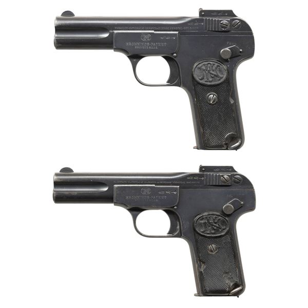 LOT OF 2 FABRIQUE NATIONALE MODEL 1900