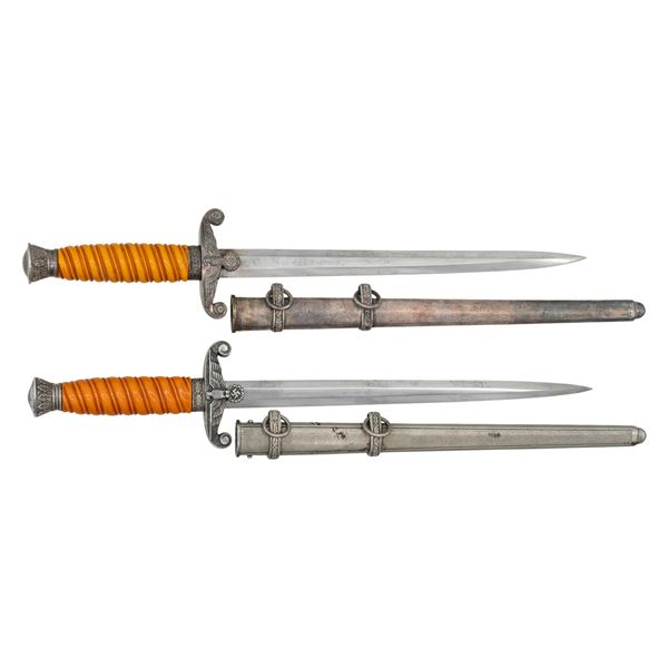 2 WWII GERMAN ARMY DAGGERS.
