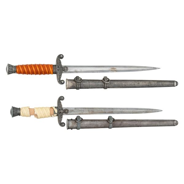 2 WWII GERMAN WEHRMACHT DAGGERS.