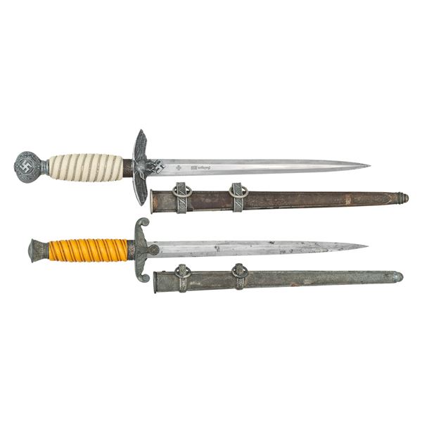 WWII GERMAN WEHRMACHT DAGGER AND LUFTWAFFE DAGGER.