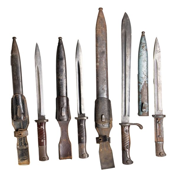 LOT OF 4 GERMAN BAYONETS.