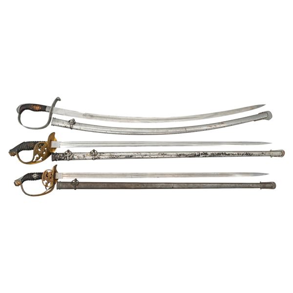 3 IMPERIAL GERMAN SWORDS.