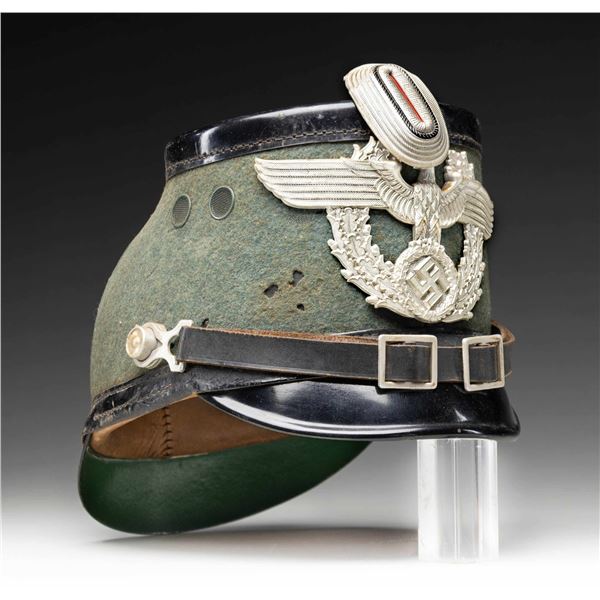 WWII GERMAN POLICE SHAKO.