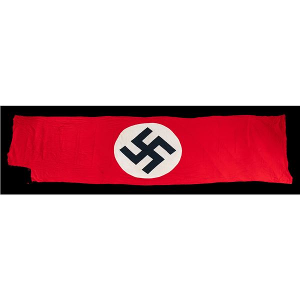 LARGE WWII GERMAN PARTY BANNER.