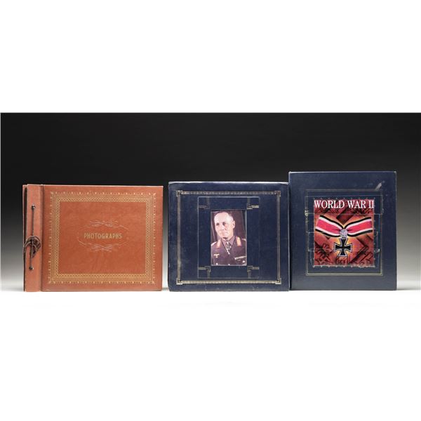 3 WWII PHOTO ALBUMS.