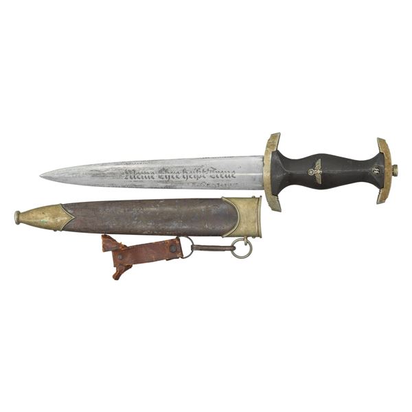 POST WWII ASSEMBLED SS PARTS DAGGER.