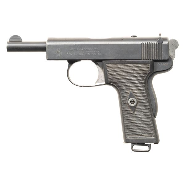 SCARCE WEBLEY & SCOTT MODEL 1909 SEMI-AUTOMATIC