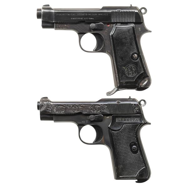 LOT OF 2 BERETTA MODEL 1934 & 1935 SEMI-AUTOMATIC