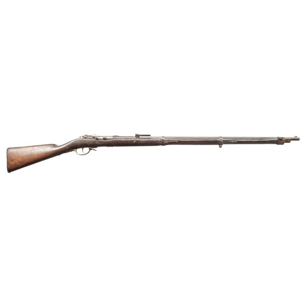 SIAMESE MARKED MAUSER 1871 BOLT ACTION RIFLE.