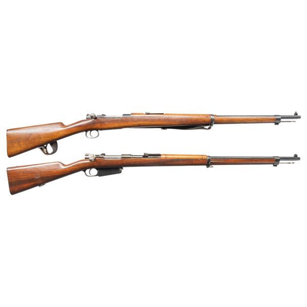 LOT OF TWO SOUTH AMERICAN MAUSER BOLT ACTION