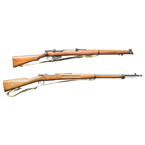 LOT OF TWO MILITARY BOLT ACTION RIFLES.
