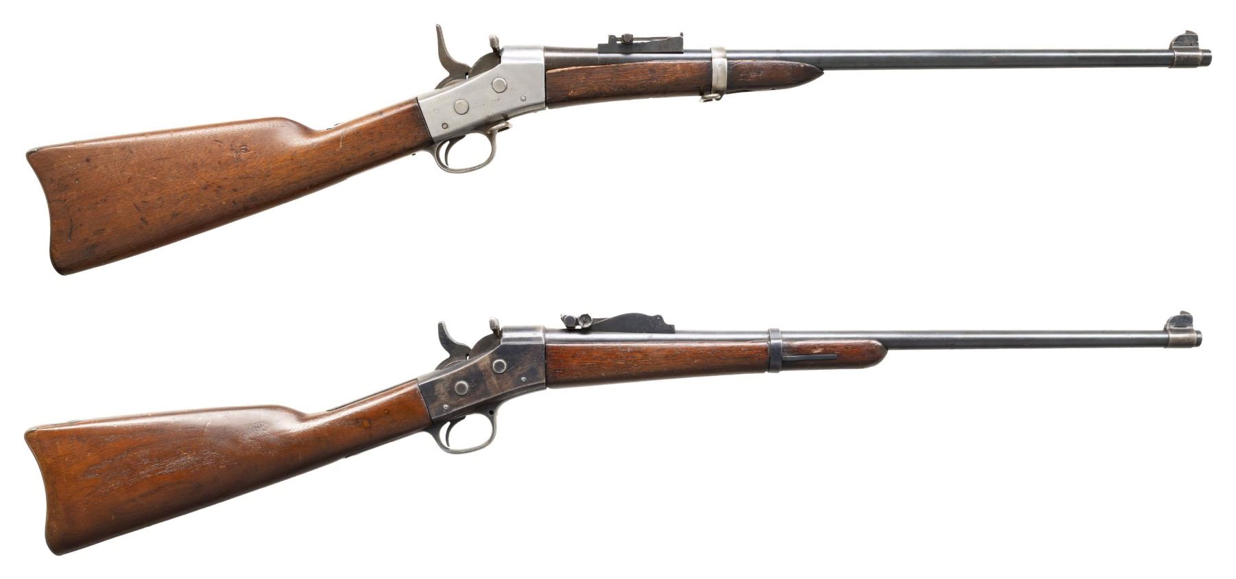 Role Block Rifles LOT OF TWO BANNERMAN ROLLING BLOCK RIFLES.