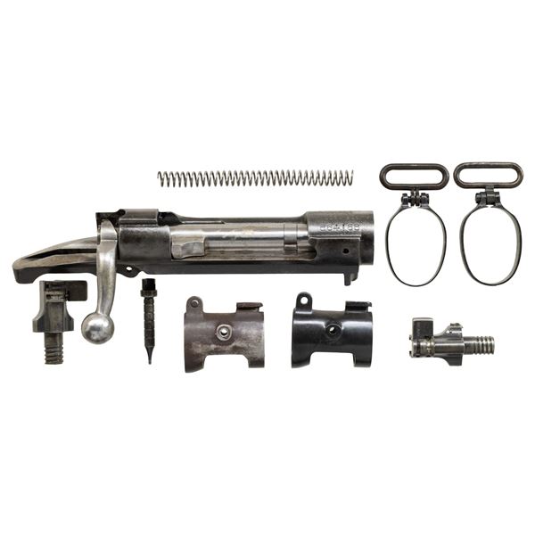 U.S. SPRINGFIELD MODEL 1903 RECEIVER AND PARTS.