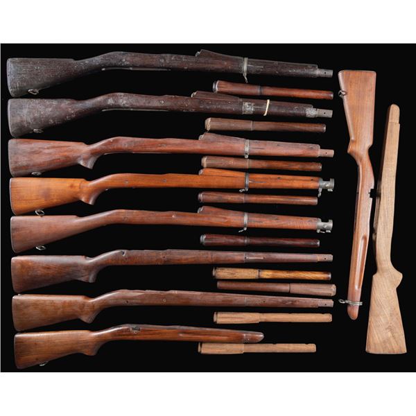 VERY DESIRABLE GROUPING OF STOCKS AND HANDGUARDS