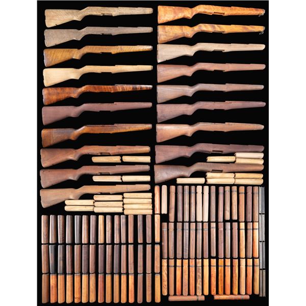 VERY LARGE GROUPING OF REPLACEMENT M1 GARAND