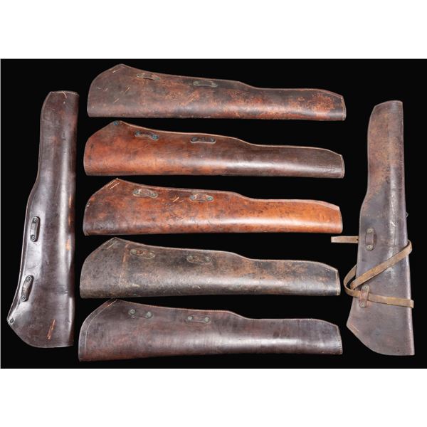 SEVEN U.S. WWII M1 GARAND M1938 LEATHER RIFLE