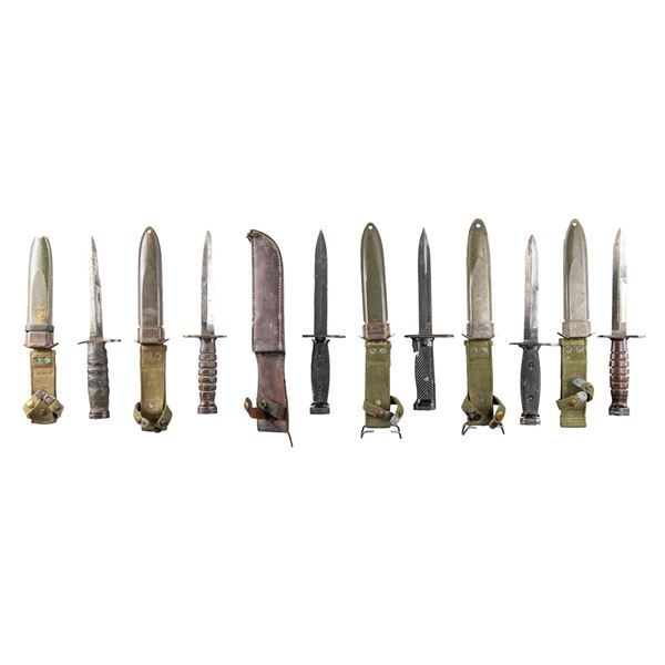 LOT OF 6 US BAYONETS.