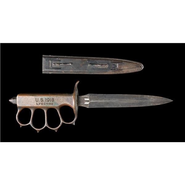 WWI LANDER, FRARY & CLARK US M1918 TRENCH KNIFE