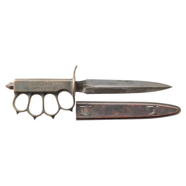 US WW1 LF&C M1918 TRENCH KNIFE.