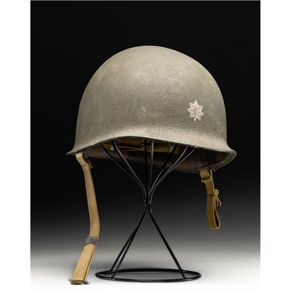 WWII LT COL M1 HELMET.