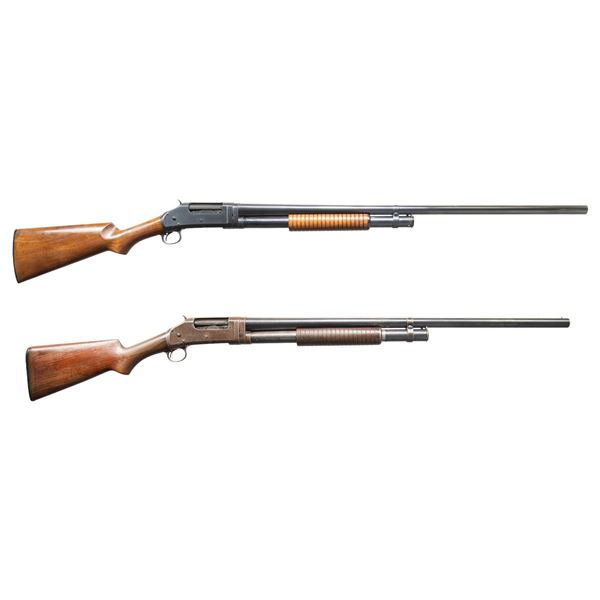 LOT OF 2 WINCHESTER MODEL 1897 PUMP ACTION
