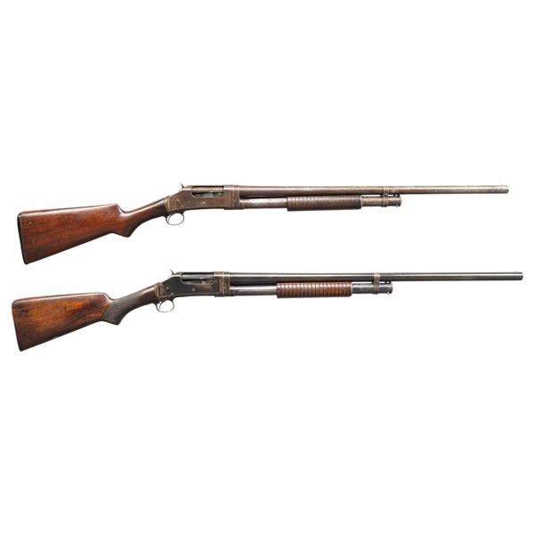 LOT OF 2 WINCHESTER MODEL 1897 & 97 PUMP ACTION