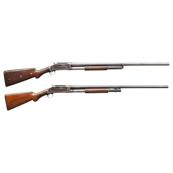 LOT OF 2 WINCHESTER MODEL 1897 PUMP ACTION