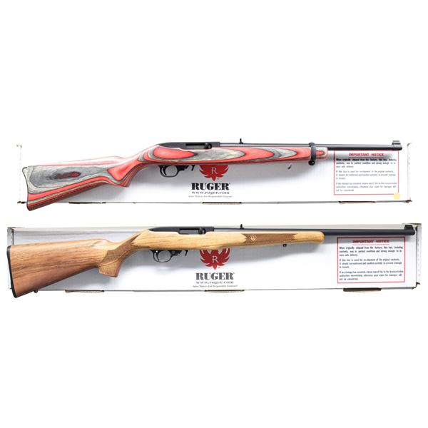 2 RUGER 10/22 SEMI-AUTO RIFLES.