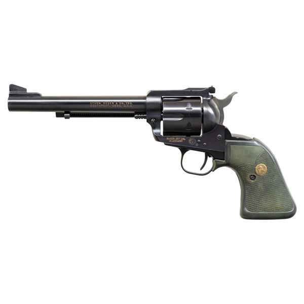 RUGER OLD MODEL 357 BLACKHAWK REVOLVER.