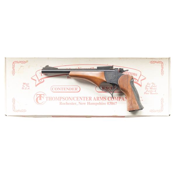 THOMPSON CENTER CONTENDER SINGLE SHOT PISTOL WITH