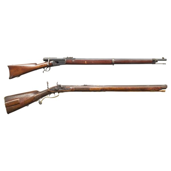 LOT OF TWO ANTIQUE LONG ARMS.