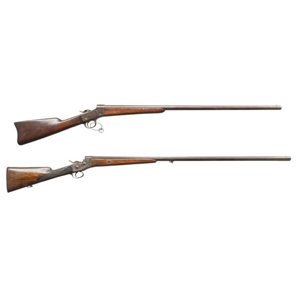 LOT OF TWO REMINGTON ROLLING BLOCK SHOTGUNS.
