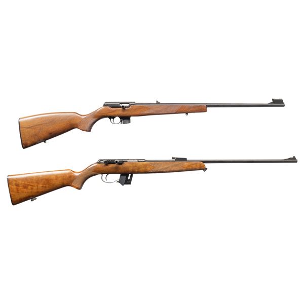 LOT OF TWO CZ RIMFIRE RIFLES.