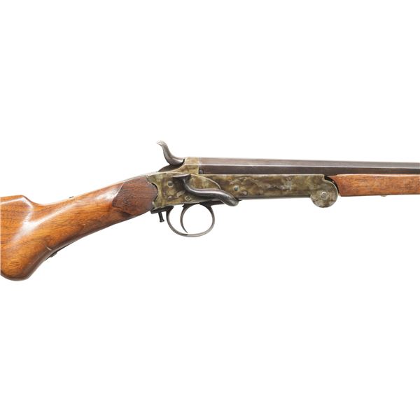 BELGIAN 410 BORE SIDELEVER FOLDING SHOTGUN.