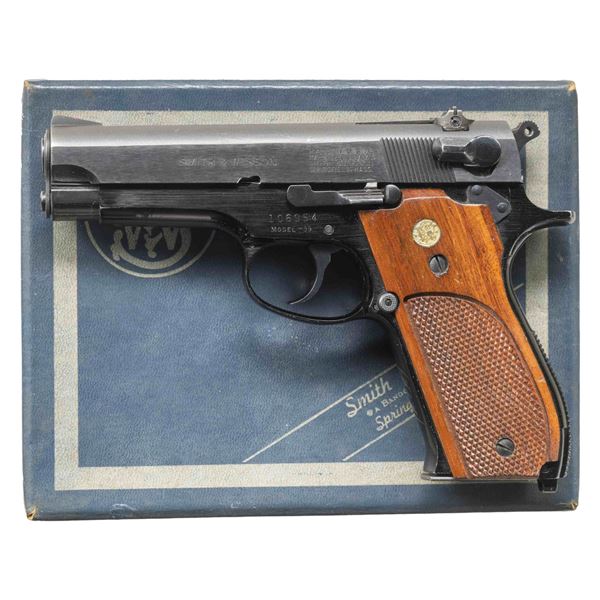 LOT OF 2 SMITH & WESSON MODEL 39 SEMI-AUTOMATIC