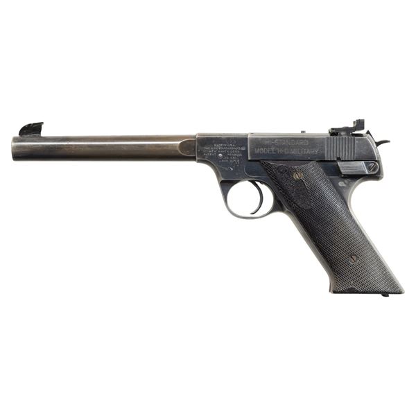 HIGH STANDARD HD MILITARY SEMI AUTO PISTOL.