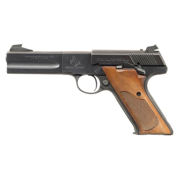 LOT OF 2 COLT WOODSMAN SEMI-AUTOMATIC PISTOLS.