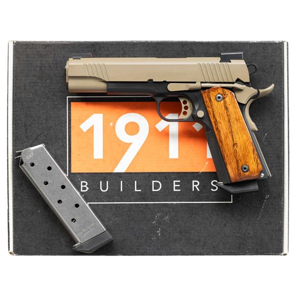 CUSTOM 1911 SEMI AUTO PISTOL.