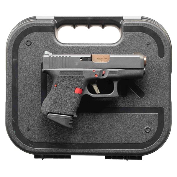 CUSTOMIZED GEN. 4 GLOCK 26 SEMI AUTO PISTOL WITH