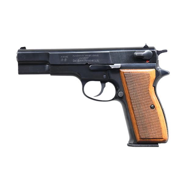HUNGARIAN ARMS CO. "FEG" R-9 SEMI AUTO PISTOL.